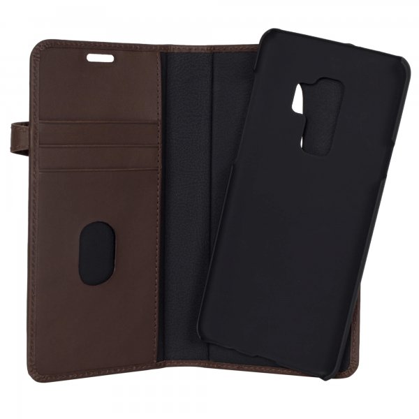 Buffalo Samsung Galaxy S9 Plus Etui 2i1 Magnetisk Cover Brun