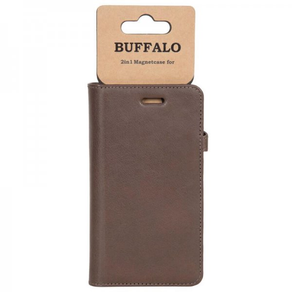 Buffalo Samsung Galaxy S9 Plus Etui 2i1 Magnetisk Cover Brun