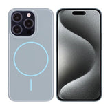 iPhone 15 Pro Cover TPU MagSafe Blank Blå