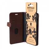 Buffalo iPhone Xs Max Etui 2i1 Magnet Etui Brun