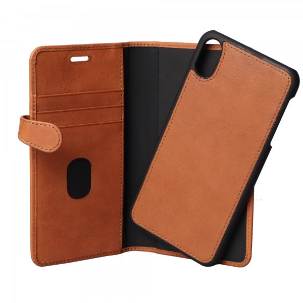 Buffalo iPhone Xs Max Fodral 2i1 Magnet Etui Cognac