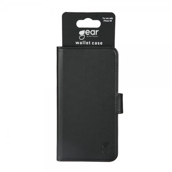 Gear iPhone Xr Etui 3 Kortlommer Sort
