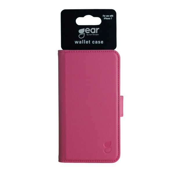 Gear iPhone 6/6S Plus/iPhone 7 Plus/iPhone 8 Plus Etui 3 Kortlommer Rosa