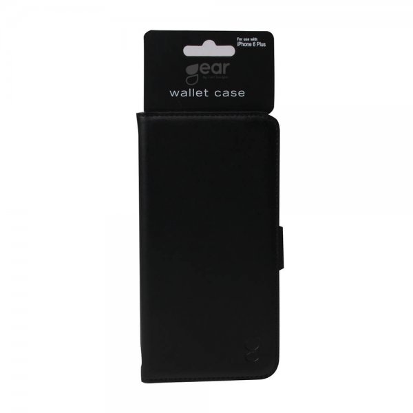 Gear iPhone 6/6S Plus Cover 2 Kreditkortslommer Sort