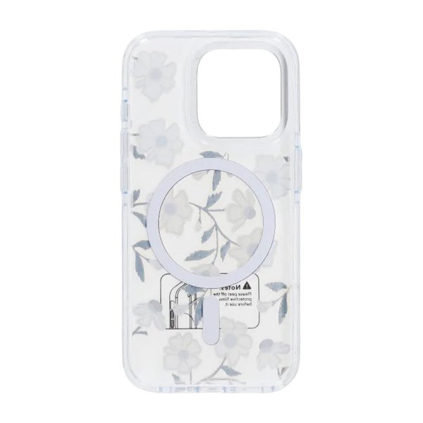 iPhone 15 Pro Max Cover Mønster MagSafe Blomstergrene