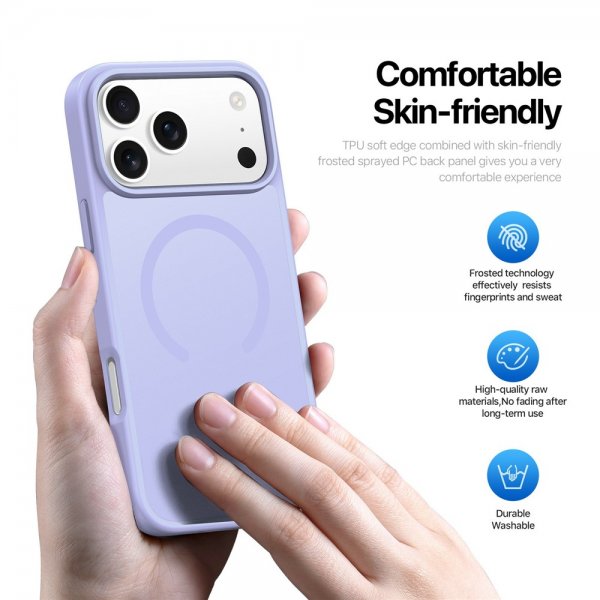 Dux Ducis iPhone 17 Pro Cover Yind Series MagSafe Lilla