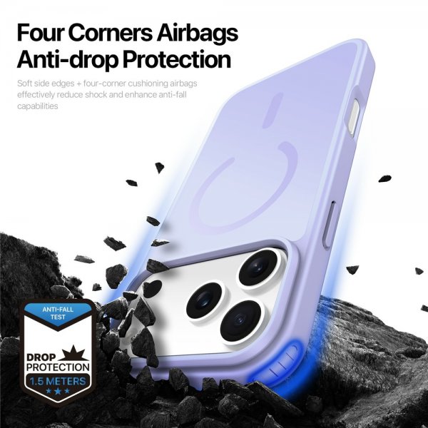 Dux Ducis iPhone 17 Pro Max Cover Yind Series MagSafe Lilla