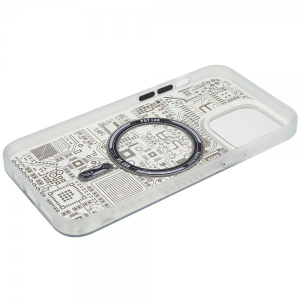 iPhone 14 Pro Max Cover PQY Geek Series MagSafe Sølv