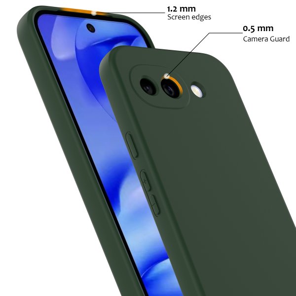 Google Pixel 10a Cover med Rem Silikone MagSafe Grøn