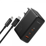 Baseus GaN5 Pro Hurtigoplader 2xUSB-C & 1xUSB-A 160W