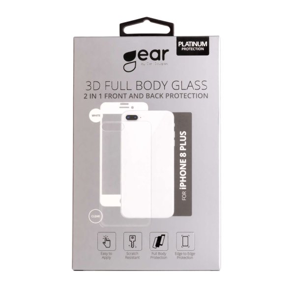 Gear iPhone 8 Plus Skærmbeskyttelse For & Bag