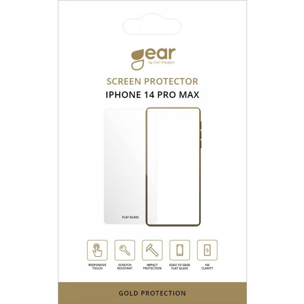 Gear iPhone 14 Pro Max Skærmbeskyttelse 2.5D