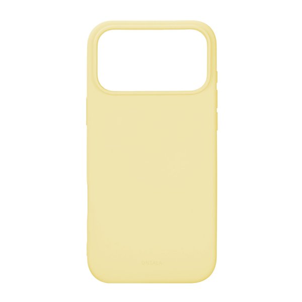 Onsala iPhone 17 Pro Max Cover Silikonefornemmelse Lemon