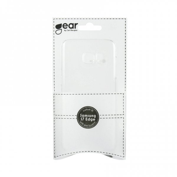 Gear Samsung Galaxy S7 Edge Cover Hård Plast Transparent