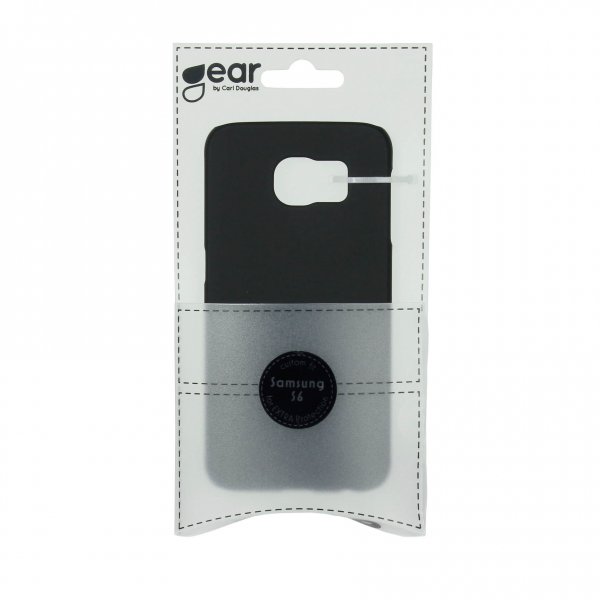 Gear Samsung Galaxy S6 Cover Hård Plastik Sort