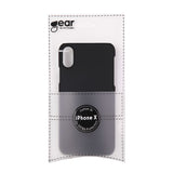 Gear iPhone X/Xs Cover Hård Plast Sort