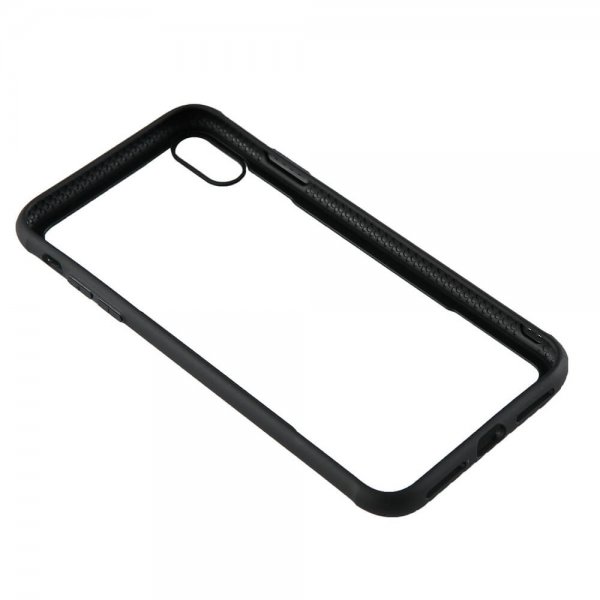 Gear iPhone Xs Max Skal Hærdet Glas Klar Sort
