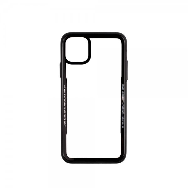 Gear iPhone 11 Pro Max Cover Hærdet Glas Klar Sort