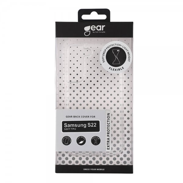 Gear Samsung Galaxy S22 Cover Transparent TPU Klar