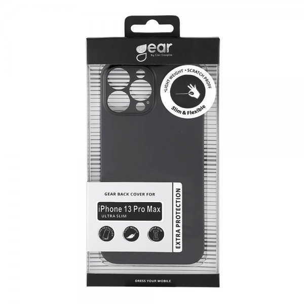 Gear iPhone 13 Pro Max Cover Ultra Slim Sort