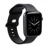 Gear Apple Watch 38/40/41/42mm Silikone Rem Sort