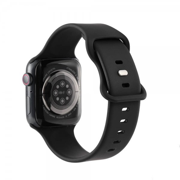 Gear Apple Watch 38/40/41/42mm Silikone Rem Sort