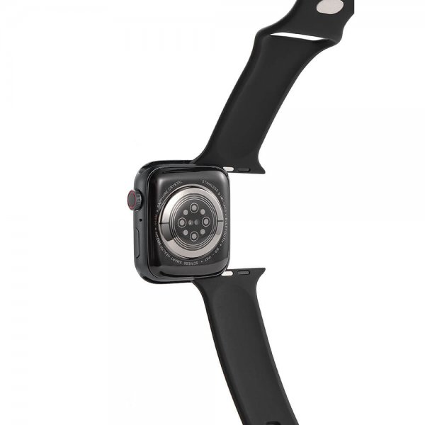 Gear Apple Watch 38/40/41/42mm Silikone Rem Sort
