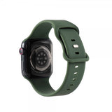 Gear Apple Watch 44/45/46mm/Apple Watch Ultra Armbånd Silikone Olivengrøn