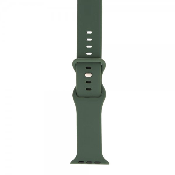 Gear Apple Watch 44/45/46mm/Apple Watch Ultra Armbånd Silikone Olivengrøn