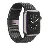 Gear Apple Watch 38/40/41/42mm Rem Flettet Nylon Sort