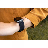 Gear Apple Watch 38/40/41/42mm Rem Flettet Nylon Sort