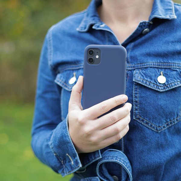 Onsala iPhone 11 Pro Max Cover Silikone Cobalt Blue