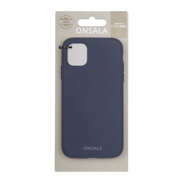 Onsala iPhone 11 Pro Max Cover Silikone Cobalt Blue
