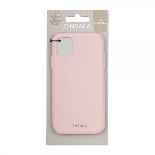 Onsala iPhone 11 Pro Max Cover Silikone Sand Pink