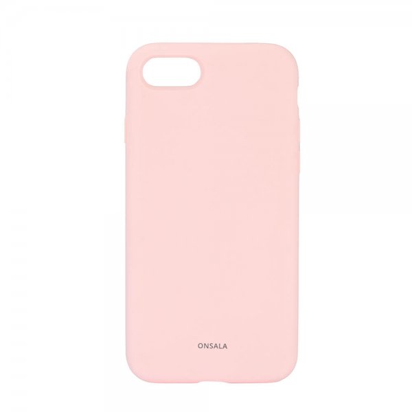 Onsala iPhone 6/6S/7/8/SE Cover Silikone Chalk Pink
