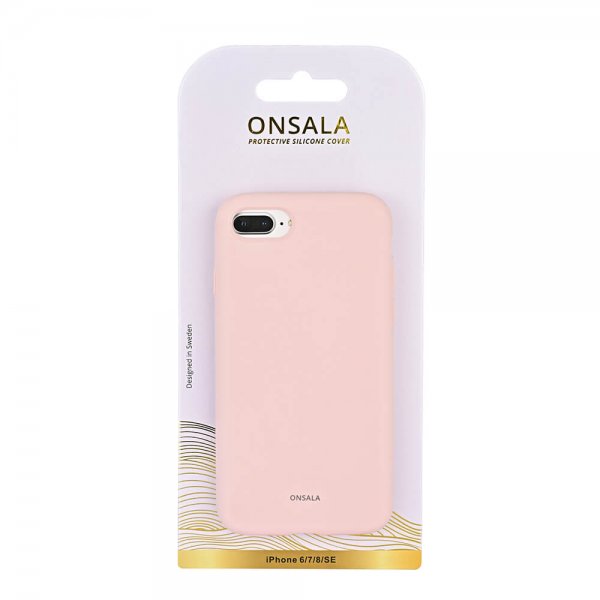 Onsala iPhone 6/6S/7/8/SE Cover Silikone Chalk Pink