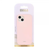Onsala iPhone 12/iPhone 12 Pro Cover Silikone Chalk Pink