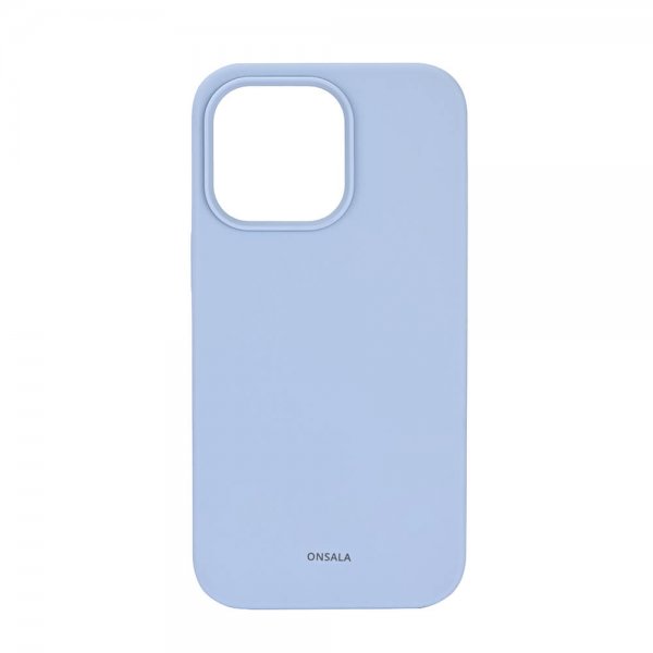 Onsala iPhone 13 Pro Silikone Cover Lyseblå
