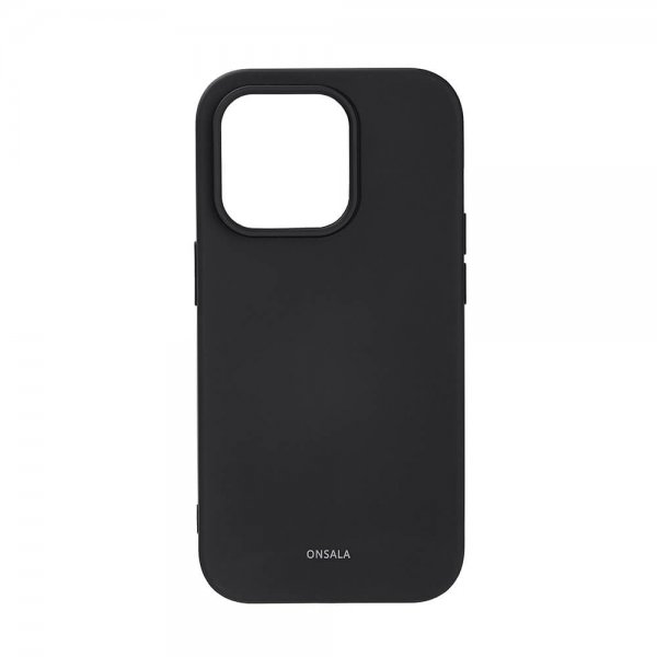 Onsala iPhone 14 Pro Cover Silikone Sort