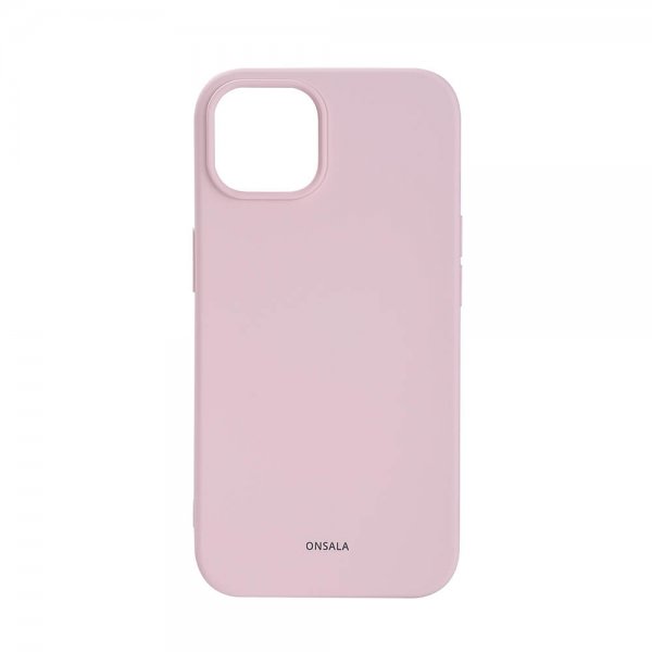 Onsala iPhone 13/14 Cover Silikone Kridt Pink