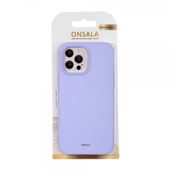 Onsala iPhone 14 Pro Max Silikone Cover Lilla