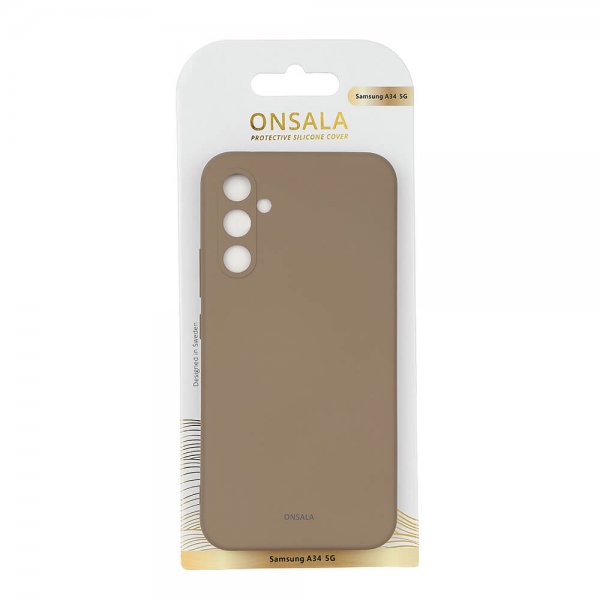 Onsala Samsung Galaxy A34 5G Cover Silikone Summer Sand
