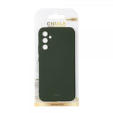 Onsala Samsung Galaxy A34 5G Cover Silikone Mørkegrøn