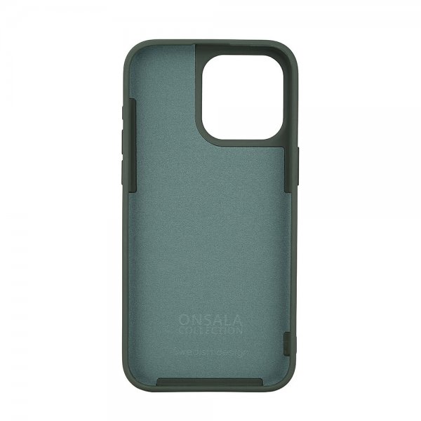 Onsala iPhone 15 Pro Max Cover Silicone Touch MagSeries Olivengrøn