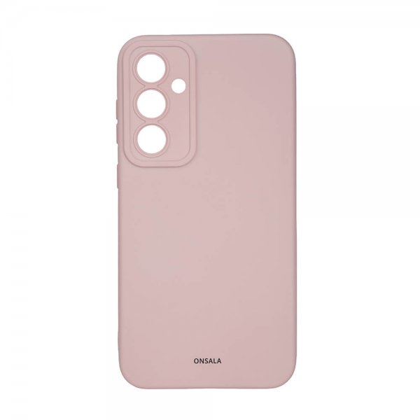 Onsala Samsung Galaxy S23 FE Cover Silikone Chalk Pink