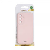 Onsala Samsung Galaxy S23 FE Cover Silikone Chalk Pink