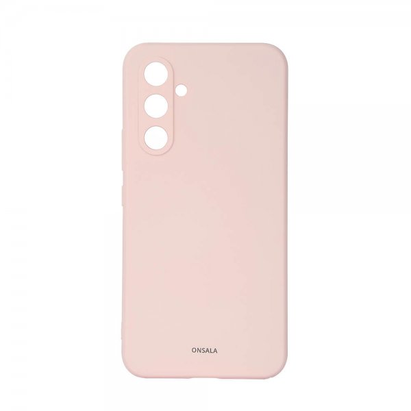 Onsala Samsung Galaxy A55 Cover Silikonefølelse Chalk Pink