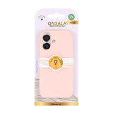 Onsala iPhone 16 Cover Silikonefølelse Chalk Pink