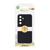 Onsala Samsung Galaxy S25 Cover Silikonefølelse Sort