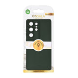 Onsala Samsung Galaxy S25 Ultra Cover Silikonefølelse Olivengrøn
